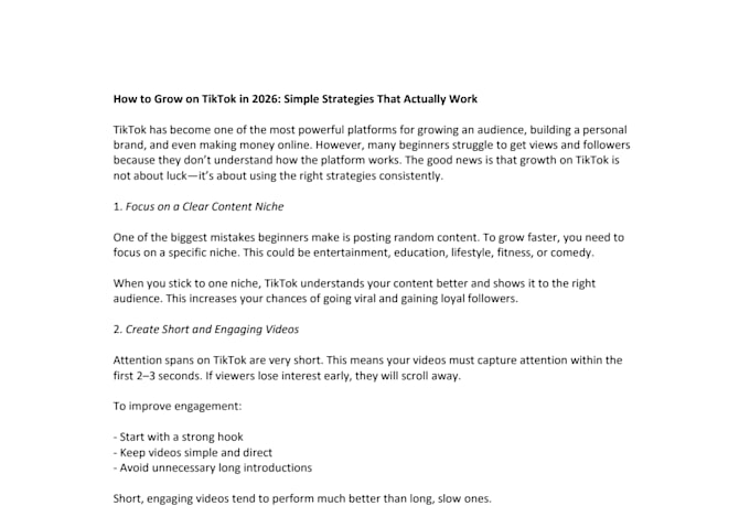 write engaging blog articles and social media content